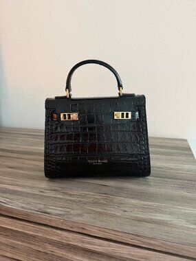 Teddy Blake Kim Croco 9" - Black